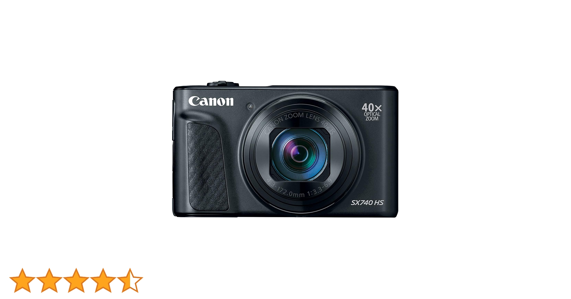 【ほぼ新品】オマケ付 Canon PowerShot SX740HS ブラック HR_SX740HS_BLACK_3Q_CL__09225.